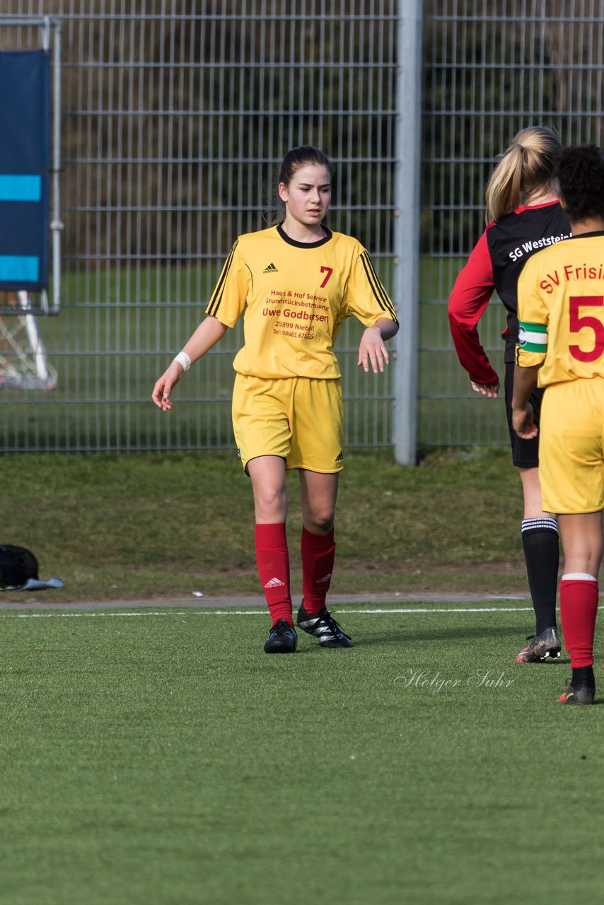 Bild 89 - B-Juniorinnen SG Weststeinburg/Bei - SV Fisia 03 : Ergebnis: 1:2